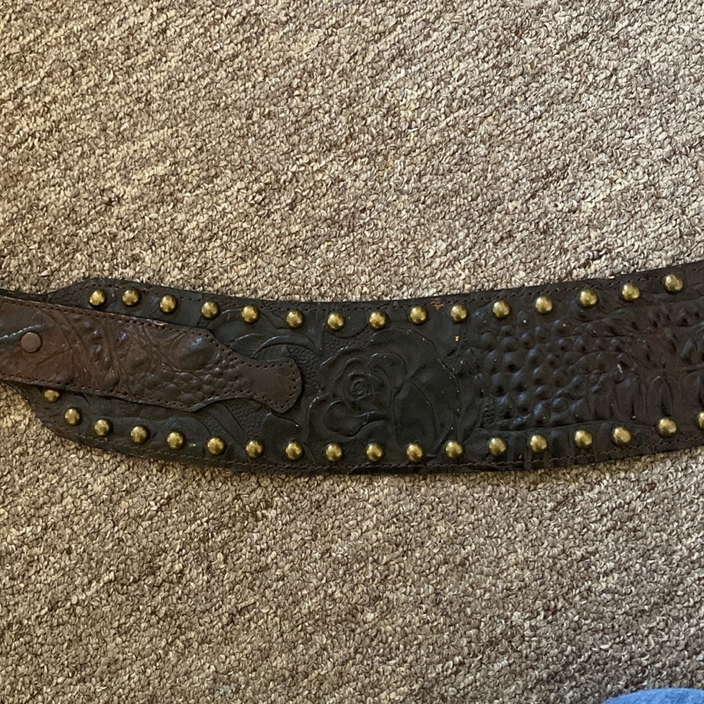Leather belt